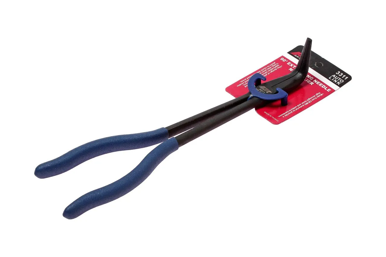 Тонкогубцы 280мм изогнутые 90град. с удлиненными рукоятками JTC купить