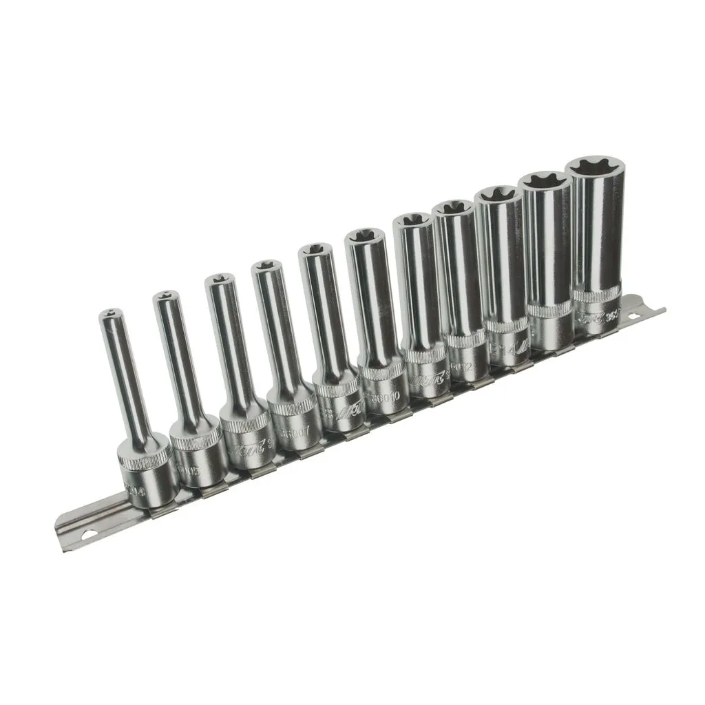 Набор головок торцевых 3/8" TORX Е4-Е18 глубоких 11 предметов JTC купить