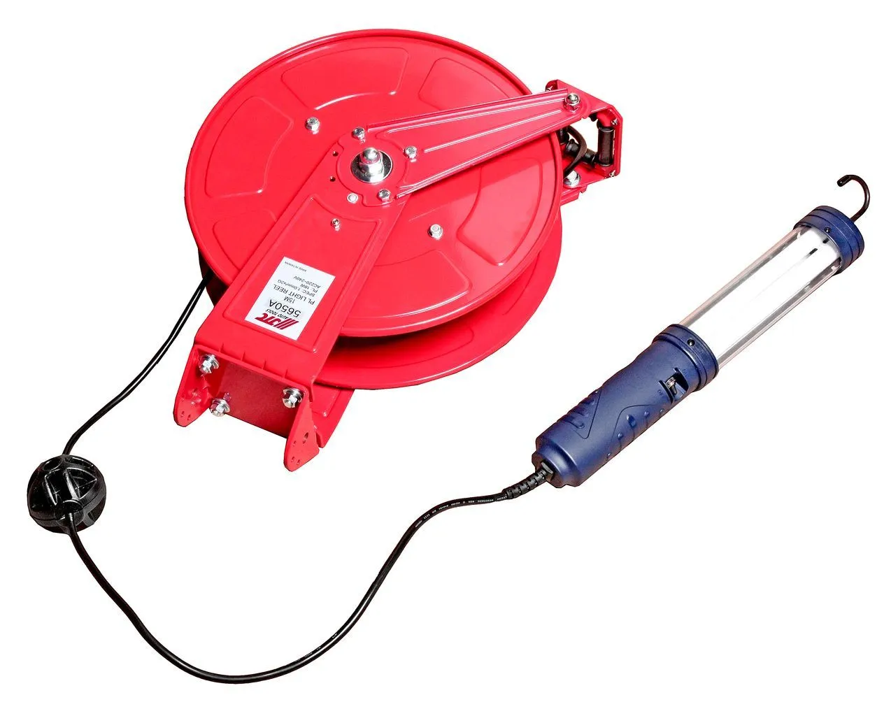 Лампа переносная на катушке с заземлением 15м провод 2мм 15A/AC100~240V JTC купить