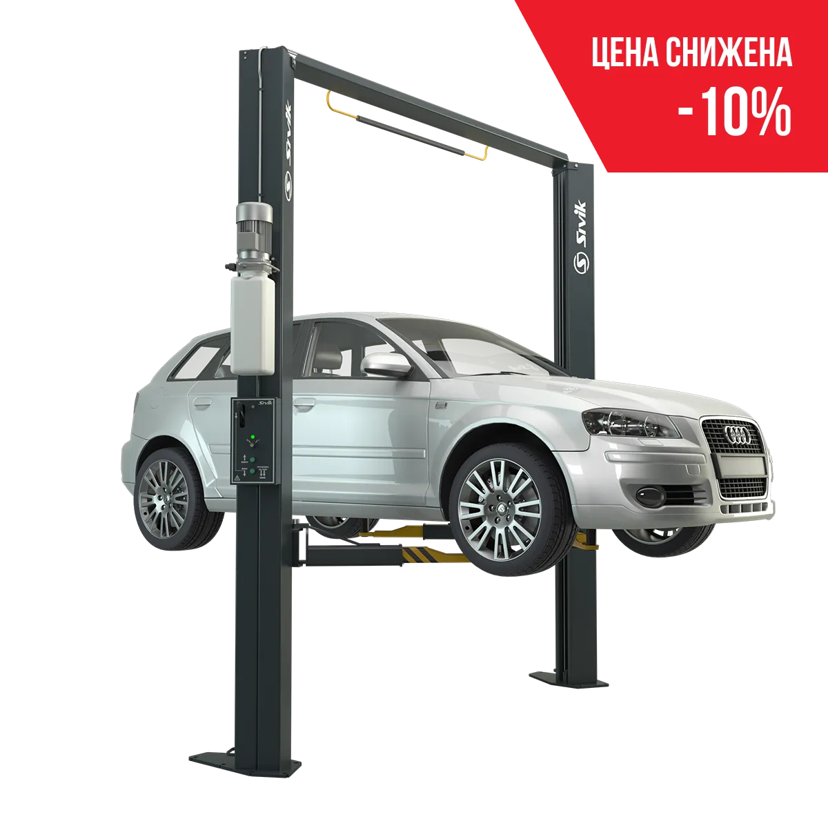 Электрогидравлический подъемник Двухстоечный электрогидравлический подъемник ПГА-4200-КЕ