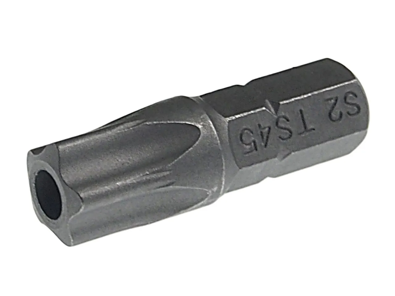 Бита TORX TS45Hх25мм 1/4" 5-ти гранная с отверстием JTC фото товара COMPASS MARKET Бита TORX TS45Hх25мм 1/4" 5-ти гранная с отверстием JTC купить