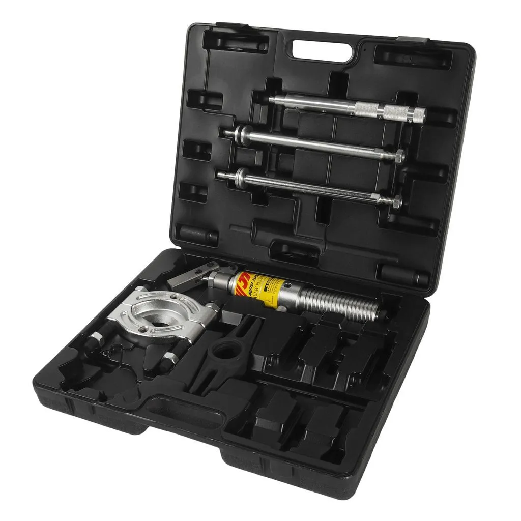 Съемник гидравлический 4т, длина 250, ширина 55/110, поршень 60мм в кейсе JTC купить