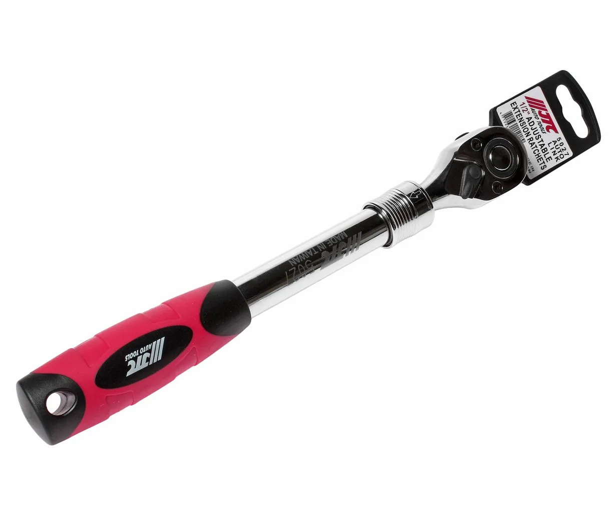 Ключ трещотка 1/2" 72 зуба 305-455мм телескопический JTC купить