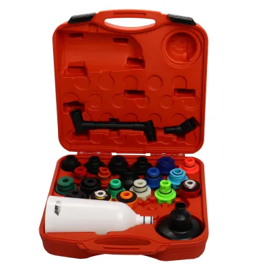 Набор адаптеров для заправки масла универсальный с воронкой 24 предмета JTC Набор адаптеров для заправки масла универсальный с воронкой 24 предмета JTC