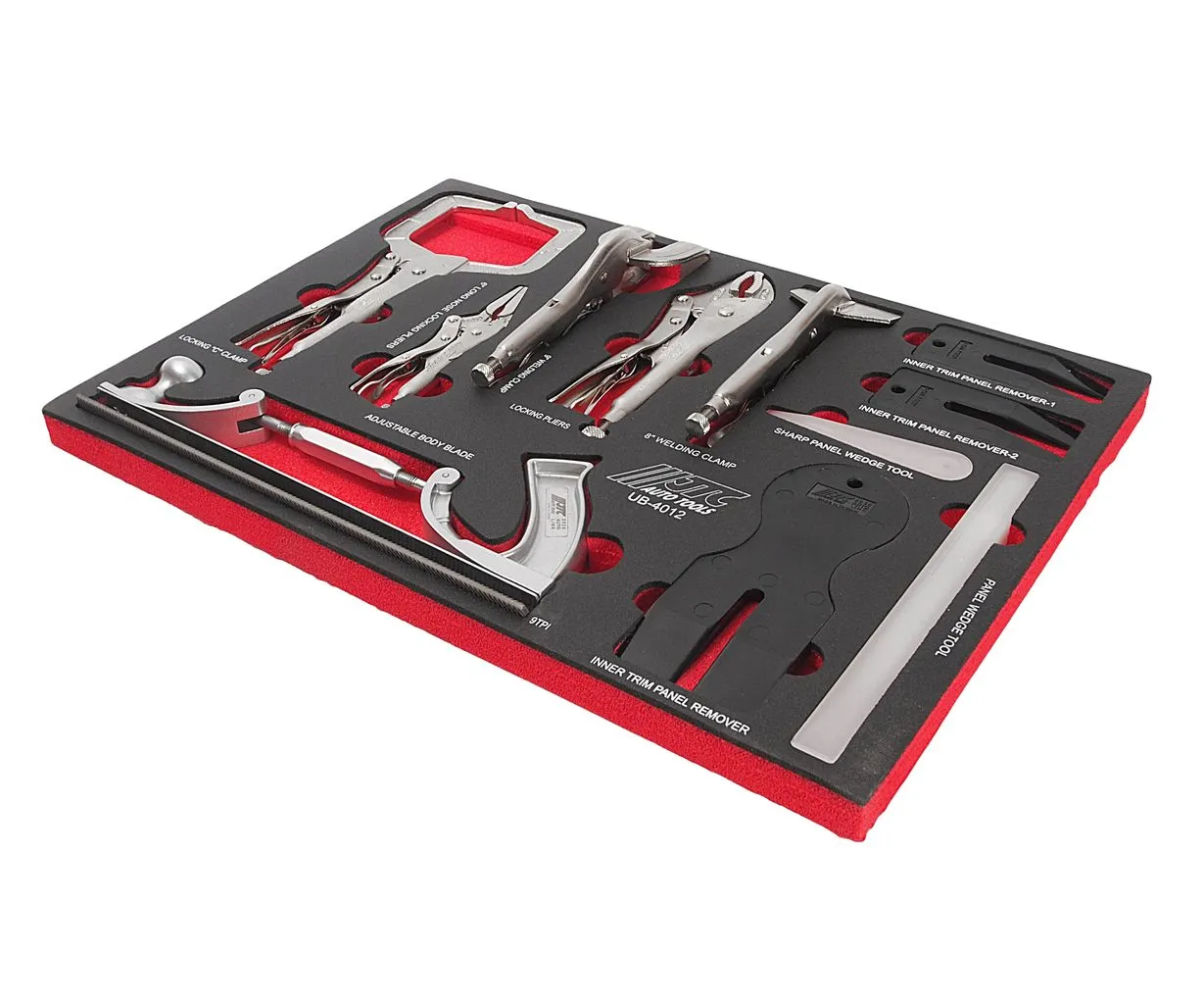 Набор инструментов 12 предметов слесарно-монтажный в ложементе JTC купить