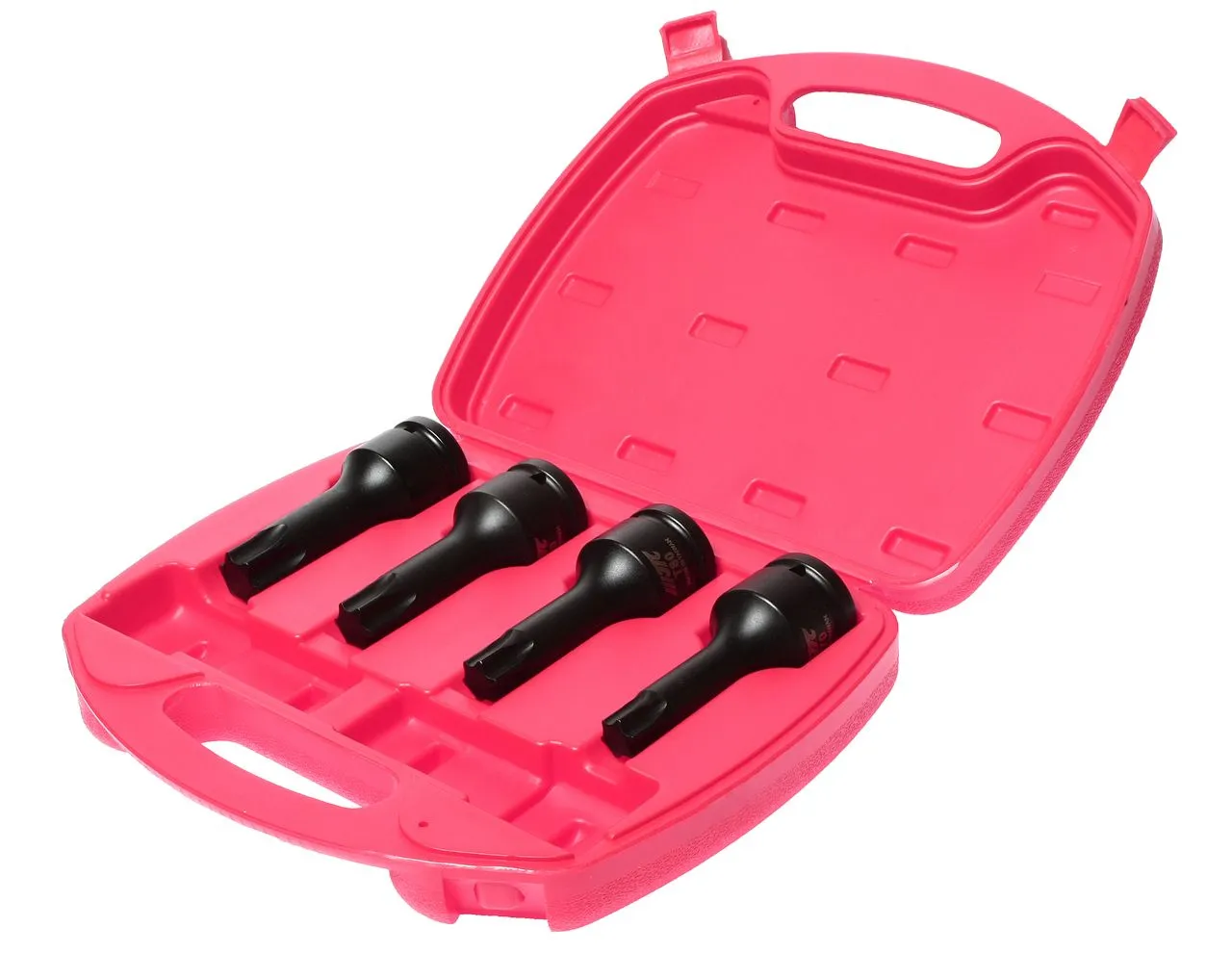 Набор головок торцевых 3/4" TORX (Т70-Т100) ударных L=105мм (в кейсе) 4 предмета JTC купить