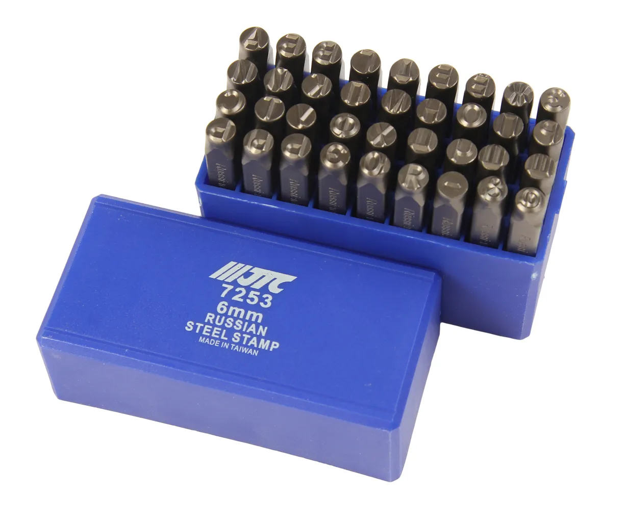 Клейма буквенные кириллица 6мм (HRC 60+-2град. DIN 1451) JTC купить