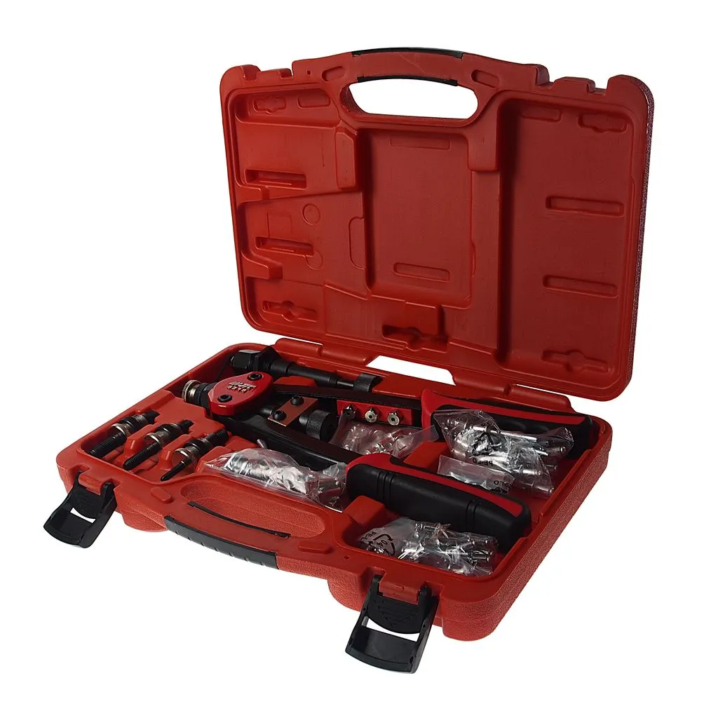 Заклепочник ручной универсальный для резьбовых и вытяжных заклепок в кейсе JTC купить