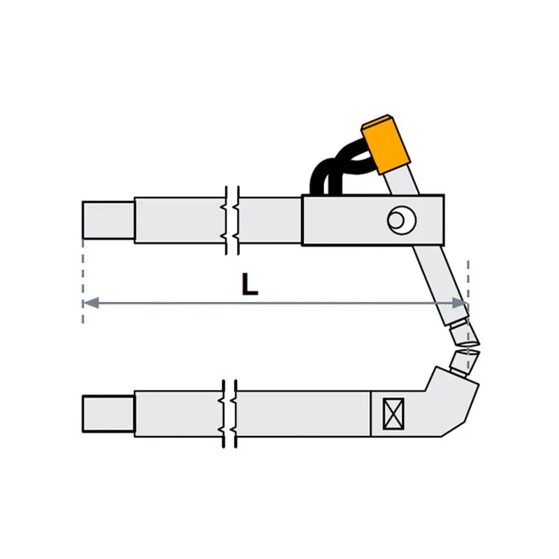 FUBAG Верхнее плечо наклонное O 22 х 300мм для серии SG 4-6
