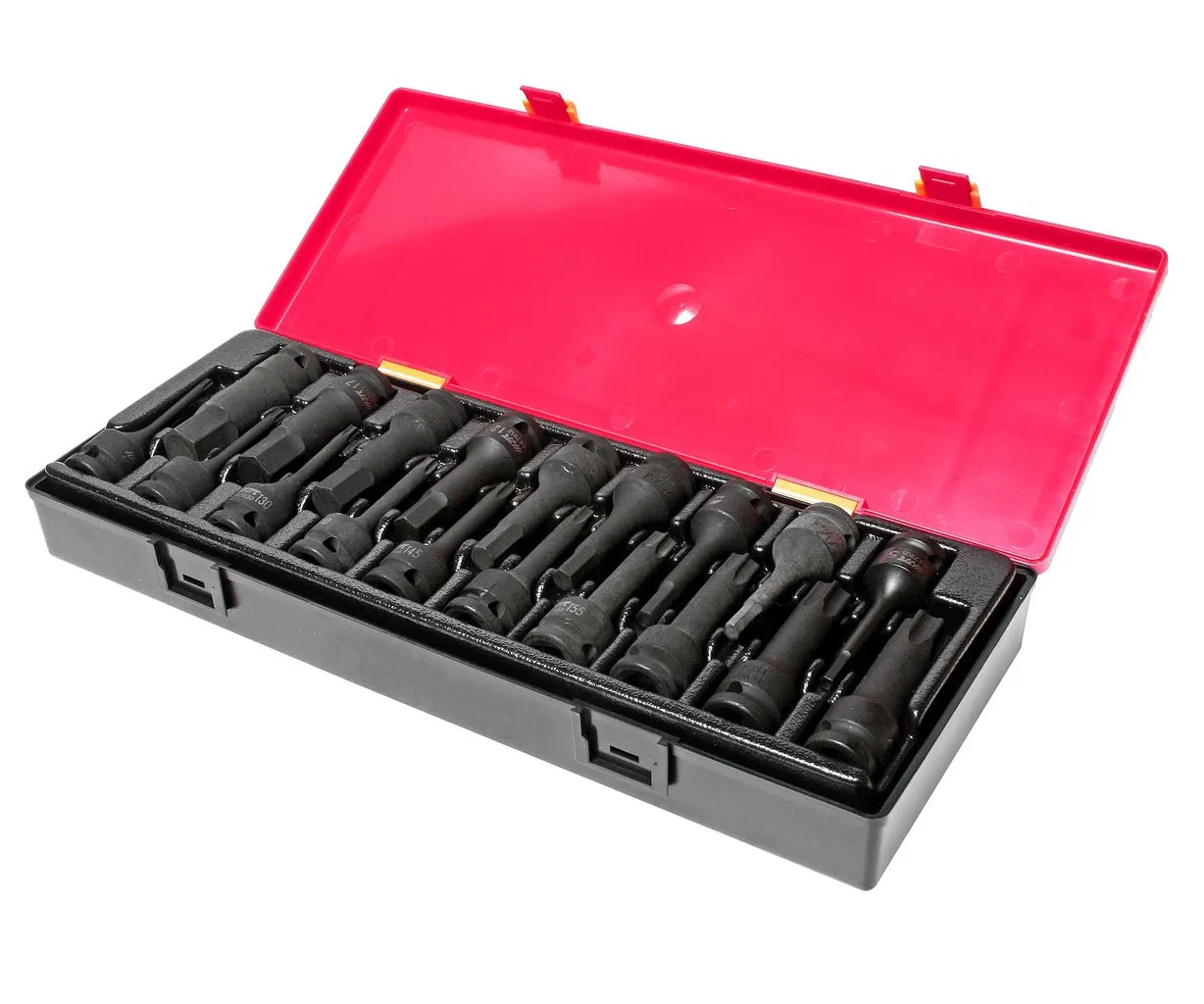 Набор головок торцевых 1/2" TORX,HEX ударных 19 предметов в кейсе JTC купить