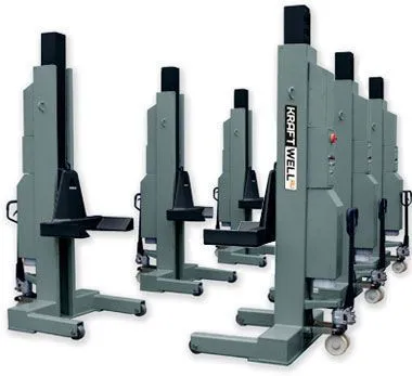 KraftWell KRW6H8 Колонны подкатные г/п 6х8 т. электрогидравлические