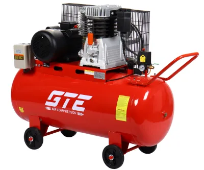 Компрессор поршневой ременной 220В 500л/мин. ресивер-200л одноступенчатый GTE