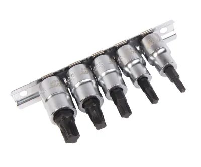 Набор головок для винтов MTS MORTORQ с насадкой 4-лучевых JTC