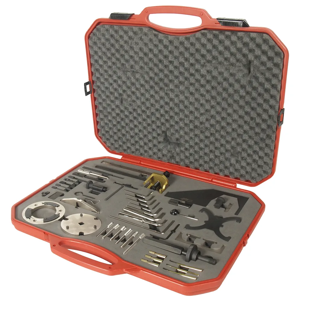 Набор инструментов для установки и регулировки фаз ГРМ бенз./диз. двигателей (FORD) 51 предмет JTC купить