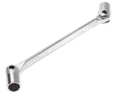 Ключ торцевой прямой 12х13мм шарнирный L=220мм JTC