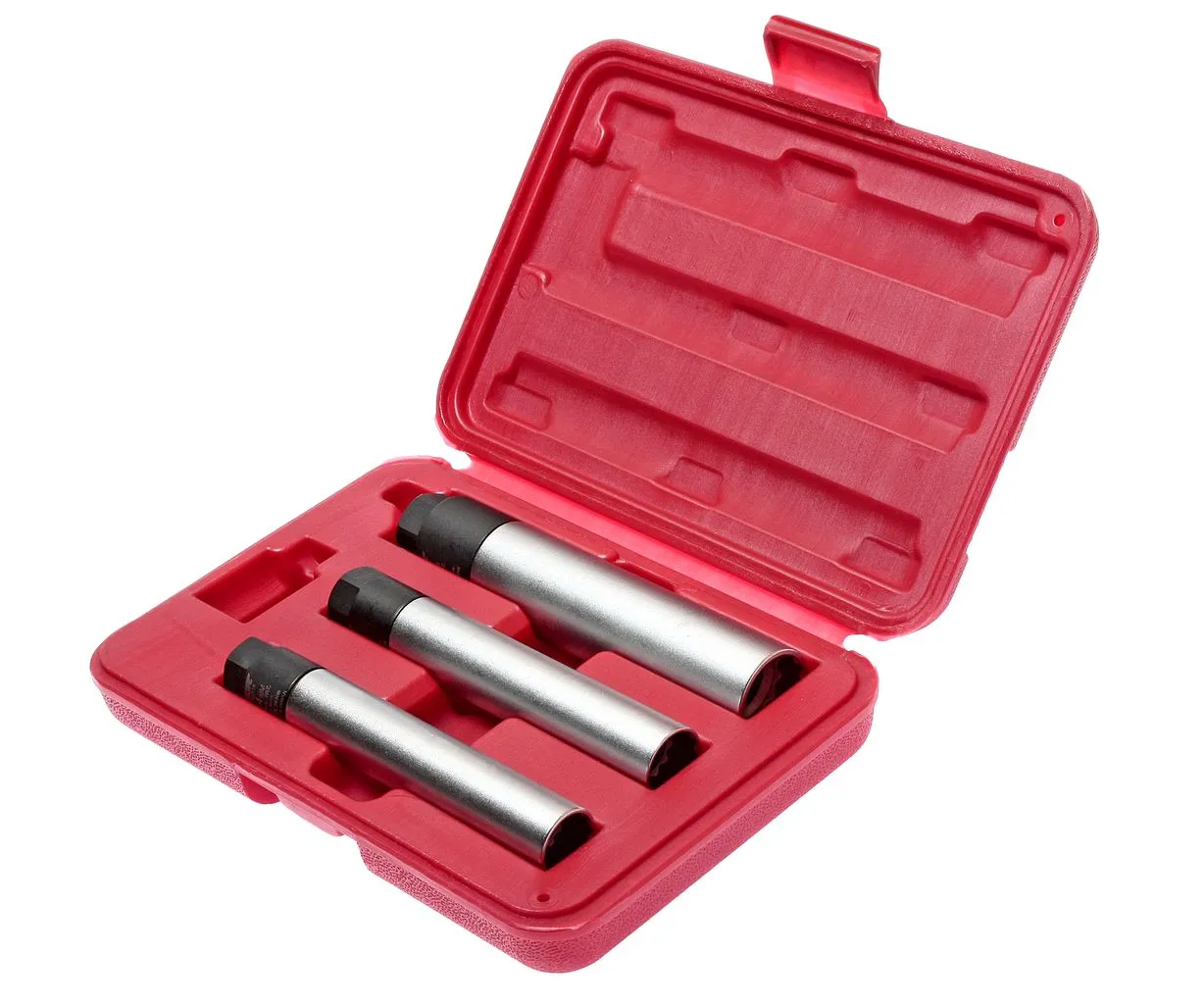 Набор головок свечных 3/8" 14,16,21мм 12-ти гранных с фиксированным усилием 3 предмета в кейсе JTC купить
