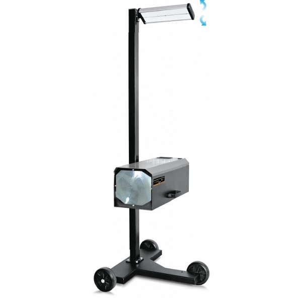 Прибор для проверки и регулировки света фар с цифровым люксметром, цвет RAL9005 (черный)